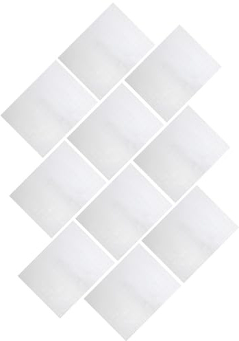 Uonlytech Pellicole per Laminazione a Freddo A4 10 Pezzi, Pellicola Protettiva Trasparente in Plastica per Foto, Fogli Impermeabili per Sigillatura Documenti e Immagini