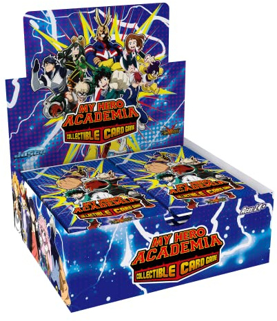 My Hero Academia Collectible Card Game Series 1 Unlimited | 240-card 24-Pack Booster Display | Trading Cards for Adults and Teens | Ages 14+ | 2 Players | Avg. Playtime 45+ Mins | Made by Jasco Games