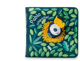 Lilliputiens - Libro de baño mágico Interactivo - Pablo el Tucán y Sus Aventuras Tropicales - Juguete Educativo y Divertido para bebés - Regalo Ideal - Descubrimiento y Despertar - 83457