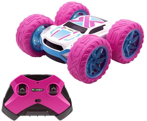 SILVERLIT 54772 EXOST-fjärrstyrd bil 360 Cross Flash 2,4 Ghz-rosa-16 cm, flerfärgad