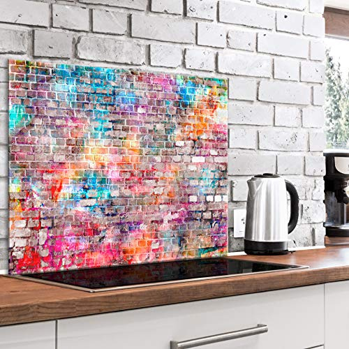 murando Glass Splashback for Kitchen Backsplash Cooker Protector