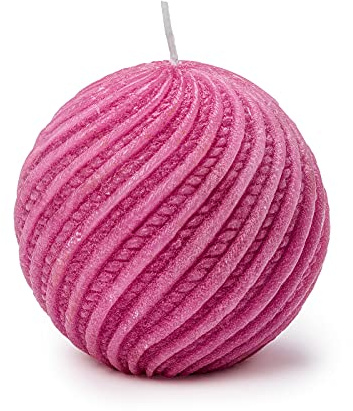 In Flore, Sam handgemachtes Wirbelkugellicht, 10 cm, rosa