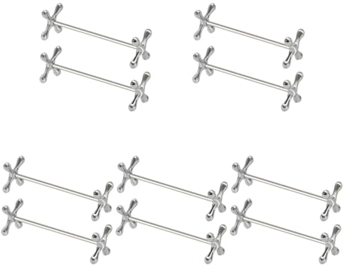 Cabilock 10piezas Soporte De Cucharas y Palillos De Metal Diseño Creativo Forma De Accesorio para Mantener Utensilios Limpios La Cocina y Restaurantes