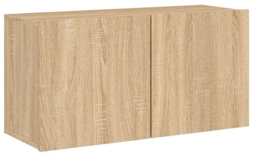 vidaXL TV-Wandschrank Sonoma-Eiche 80x30x41 cm