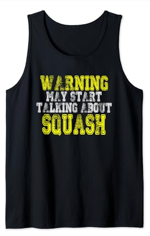 Squash Trainer Lustiger Squash Spruch Squash Spieler Tank Top