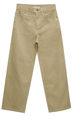s.Oliver Jungen 2149328 Baggy Jeans, Relaxed Fit, Wide Leg, 8226 Marrone, 152/REG, 8226 Marrone, 152 cm