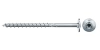 fischer - Vis de charpente PowerFast FPF II WTP 8,0x120 revêtement zingué, Filetage partiel, tête Disque avec Empreinte Torx/Boîte de 50