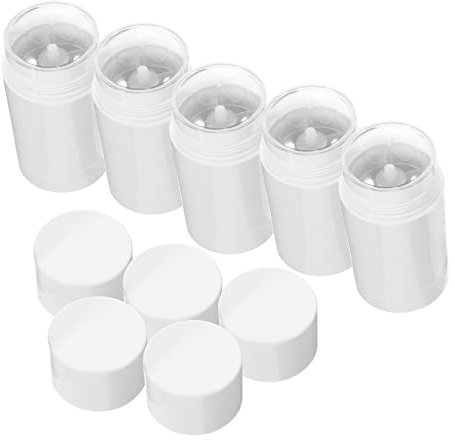 HAKIDZEL Distributeur de Pompe de Soins de La Peau 5 Pièces Bouteilles Rondes Vides Conteneurs de Pâte de en Plastique Givré Matériau Pp Portable pour Les Voyages à Domicile