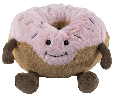 Warmies munkformad värmekudde hirs lavendelfyllning 20 cm 750 g rosa eller brun färg