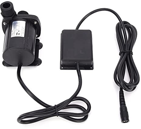 Bomba de Agua CC sin Escobillas de 24 V, 1200 L o H, Cuerpo Pequeño, Potente Bomba de Circulación de Agua, Ahorro de Energía, Instalación de Ventosa, para Calentador de Agua,