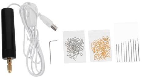 OSALADI Taladro Eléctrico De Mano Para Hacer Joyas Mini Taladro Eléctrico Carga Usb Portátil Para Bricolaje Profesional De Pequeño