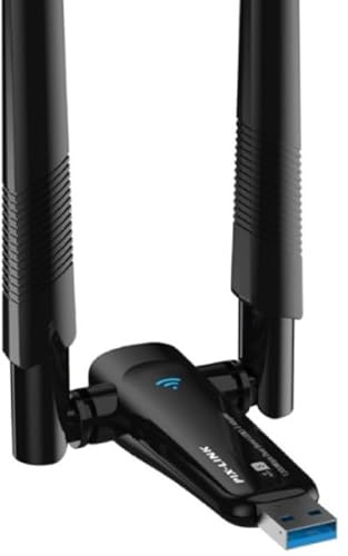1800Mbps WiFi 6 USB Adapter 5G/2.4GHz USB3.0 Wi-Fi Dongle Wireless 802.11ax Netzwerkkarte High Gain Antena