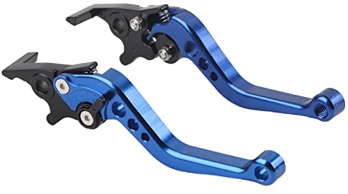AOWINHIT Motor Kopplingsbroms Handtag Lever CNC Aluminiumlegering Universal Motortillbehör, Motor Universal Broms Lever Koppling Handtag Tillbehör (Blå)
