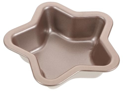 ZUNOXAZ Stampo Torta Stella in Acciaio al Carbonio con Rivestimento Ptfe Antiadherente Mold per Dolci Casa Pudding e Pane Design