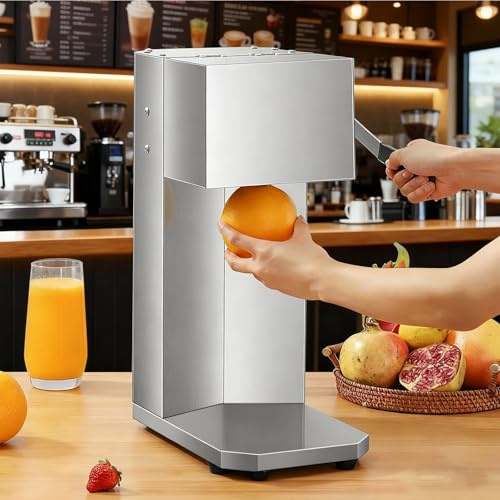 QianCruxtacy Extracteur Jus Électrique Portable en Acier Inoxydable, Appareil Professionnel, Presse-Agrumes Rapide 3 Secondes pour Oranges Et Pastèques, Compact, Facile à Nettoyer Et à Transporter