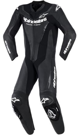 Alpinestars GP Force V2 1-Teiler Motorrad Lederkombi, schwarz, 56
