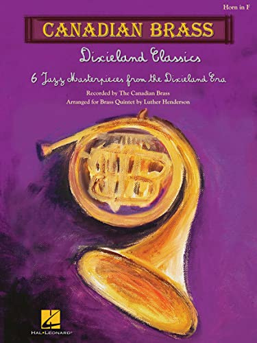 Dixieland classics cor -partition+parties separees: Brass Quintet Horn in F