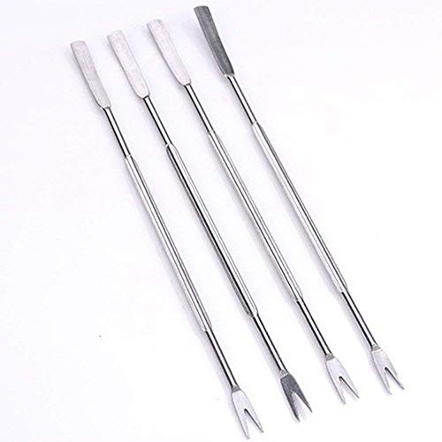 ANNIUP 4PCS Stainless Steel Seafood Fruit Forks,Olive Seafood Crab Lobster Fork Picks Handy Helper Nutcracker Needle Kitchen Picnic Seafood tools