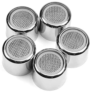 MroMax 5 Stück 20 mm Wasserhahn-Luftsprudler Universal weiblich Wasserhahn Belüfterdüse Ersatzteil für Badezimmer WC Küche Spüle Wasserhahn Bidet Wasserhahn