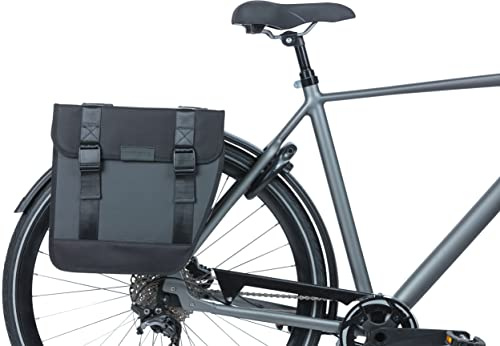 Basil Tour Waterproof Doppeltasche - 28L - Wasserdicht Tasche - Schwarz