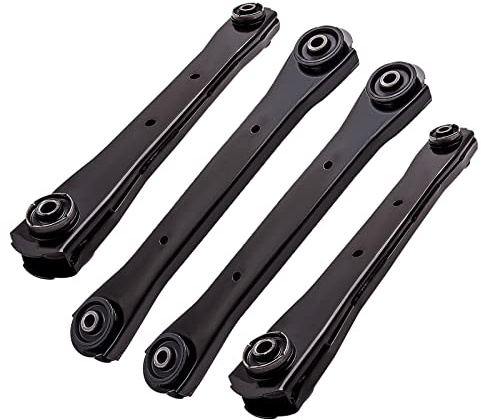 maXpeedingrods 4Pc Front Upper & Lower Control Arm for Dodge Ram 1500 2500 3500 2003-2010 4WD 8 Lug Wheels Only, Suspension Kit Control Arm w/Bushings Replacement