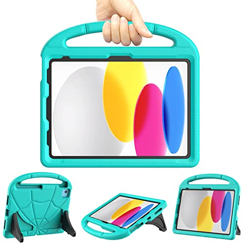Kinder-Schutzhülle für iPad A16 11. Generation 2025/iPad 10. Generation 2022, iPad Air 6/5/4. Gen, TrendGate stoßfeste 10,9 Zoll / 27,9 cm (11 Zoll) Hülle mit Griffständer und Stifthalter für iPad 11