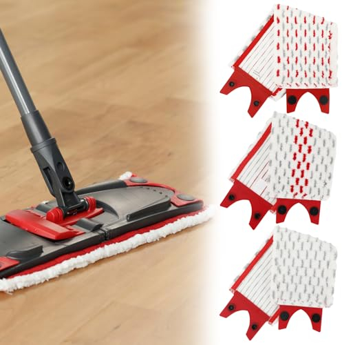 Collazoey 3 Stück Bodenwischer Ersatzbezug, für Vileda Wischmopp Ersatz Mikrofaser Set,für Vileda Ultramat Mop Ersatz, Leicht zu Befestigen,Staubwischer,für Alle Flecken Entfernen Boden