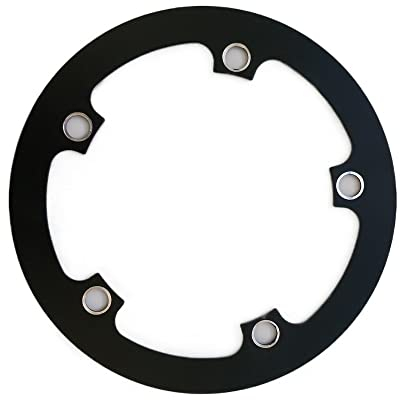 QIULKU Kettenblatt,Fahrrad Kettenblatt 130BCD Protect Cover 38T 39T 42T Aluminiumlegierung Rennrad Kettenblatt Kettenblattschutz Faltradteile(130 BCD 39T)