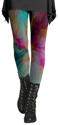 HOOUDO Sale Angebote Sale Angebote Leggings für Damen im und Winter mit künstlerischem Spritzer-Aufdruck, weich und dehnbar Schulranzen Überzug Yoga Hose Damen Baumwolle Meine Bestellungen Anzeigen
