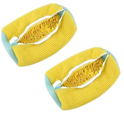 Turnschuh-Kulturbeutel - Schützen Sie Ihre Turnschuhe & Waschmaschine - Strapazierfähiger Kulturbeutel für Sneaker, Schuhe & Feinwäsche - Passend für Schuhgrößen 38-46 cm (2 Stück)