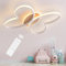 38CM Lámpara de Techo para Habitación Infantil,40W LED Lámpara de Techo Habitación Infantil con Mando a Distancia con Función de luz Nocturna,Mariposa Lámpara de Techo para Habitación Infantil(Blanco)