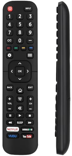 Replacement for Hisense TV Remote Control, Universal for Hisense All Smart TVs - No Setup Needed (No Voice Function)