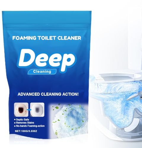 Toilet cleaner ash wire oil removal agent, 2025 upgraded toilet cleaner, automatic powder for toilet bowl cleaning, quick performance heavy drain gel, toilet drain cleaner safe all pipes (1)