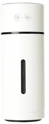 Humidificador Humidificador De Aire Inalámbrico 260 Ml, Difusor Aromaterapia USB, Generador Niebla Fría Ultrasónica, Nebulizador Silencioso para Dormitorio Oficina(White)