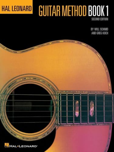 Hal Leonard Guitar Method Book 1, Second Edition | Beginner Guitar Lesson Book for Adults and Students | Learn to Play Acoustic or Electric Guitar with Chords, Songs, Exercises, Notation and Strumming
