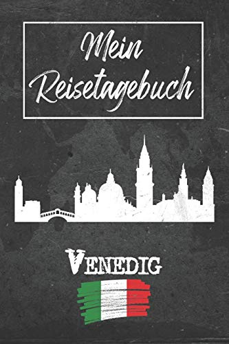 Mein Reisetagebuch Venedig: 6x9 Reise Journal I Notizbuch mit Checklisten zum Ausfüllen I Perfektes Geschenk für den Trip nach Venedig (Italien) für jeden Reisenden