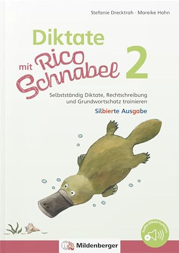 Diktate mit Rico Schnabel, Klasse 2 - silbierte Ausgabe: Selbstständig Diktate, Rechtschreibung und Grundwortschatz trainieren (Rico Schnabel Deutsch)