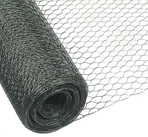 Garmix Sechseckgeflecht Kaninchendraht Hasendraht Drahtgeflecht Verzinkt 13mm 0,7mm (50m x 120cm)