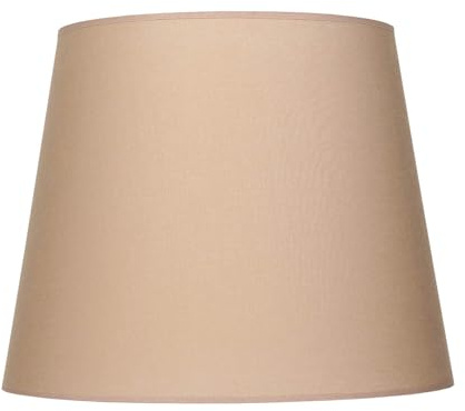 Lampenschirm für Stehlampen E27 Ø38cm in Cappuccino aus Stoff Ersatz Schirm konisch Stehleuchten einfach wechselbar