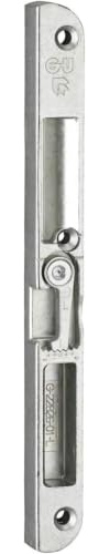Ferco Gâche centrale pour crémone serrure GU- Fercomatic (G-22826-01-L-1) - Argent - LOCK - Verrou - Polie - Déverrouillage par clé - Touche - Résidentiel/Commercial