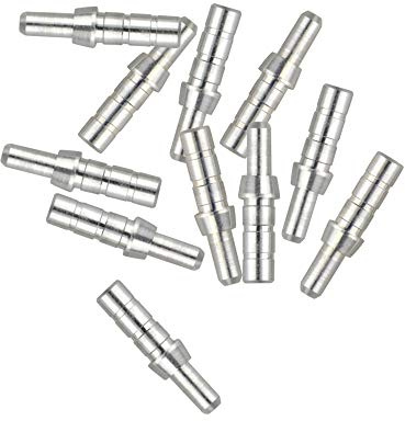 MILAEM 50 Pezzi Tiro con L'Arco Alluminio Freccia Nock Pin frecce Cocche Nock Adattatore per ID 4.2mm Albero Freccia Accessori