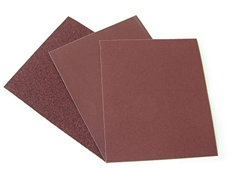 5 x 220 Grit Dry Sandpaper 23 x 28cm Sheets SandingPaper