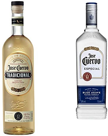 Jose Cuervo – Tequila Reposado Tradicional 700ml, 38º – 100% Agave Azul – Auténtico Tequila Premium & Tequila Especial, 700ml