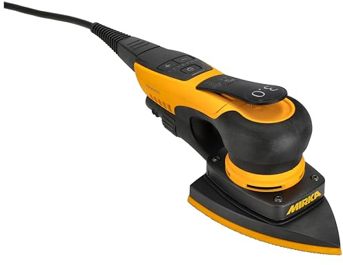 Mirka DEOS II 663 Delta Sander 300 W Triangular Low-Vibration Orbital for Dust-Free Sanding of Wood, Drywall & Metal With Hook & Loop Sandpaper / MID6634044