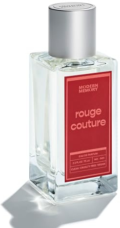 Modern Memory Rouge Couture Eau de Parfum for Women, 2.5 fl oz - Notes of Raspberry, Jasmine, & Golden Saffron