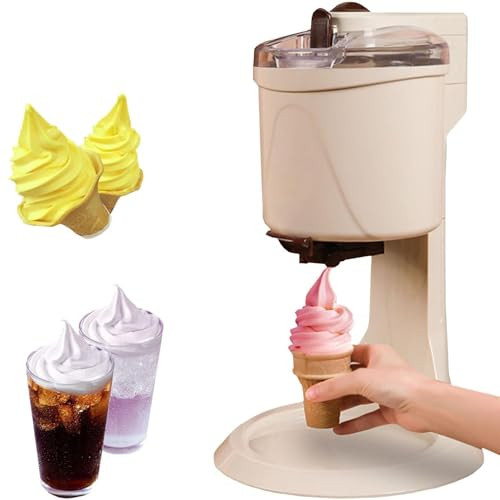 Soft Serve Ice Cream Machine for Home, Home Ice Cream Maker Machine, Yogurt Ice Cream Makers, Kitchen Fast