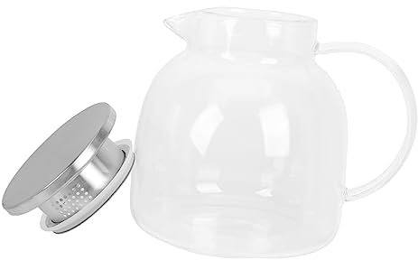 Cabilock Sturdy Cold Water Bottle Set Pitcher with Lid Large Capacity for Daily Drink Tea Jug Juice Pitcher