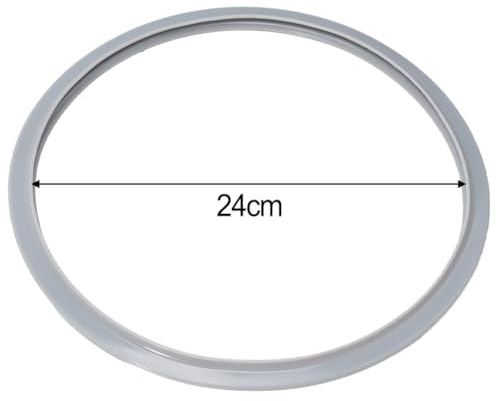 Junta de goma de silicona para olla a presión, diseñada para un sellado eficiente durante el proceso de cocción (24 cm)