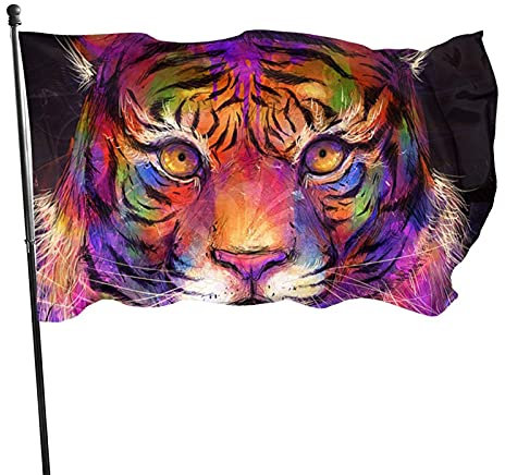 Garten Flagge Klee Dekoration Fahnen Uv-Lichtbeständig Banner Für Draußen Fasching Bar 90X150Cm
