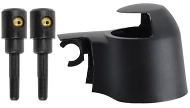 Scheibenwaschdüse Kompatibel mit VW Für Golf für MK5 2003-2009 Für Rabbit 2003-2009 Heckscheibenwischerarm Bolzenabdeckkappe Waschdüse 6Q6 955 435D(Nozzle with Cap)